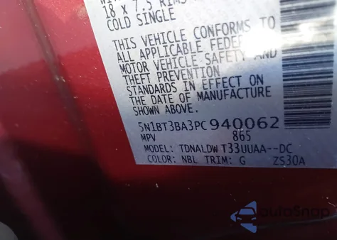 2023 Nissan Rogue Sv Fwd z USA, uszkodzony, nr VIN 5N1BT3BA3PC940062